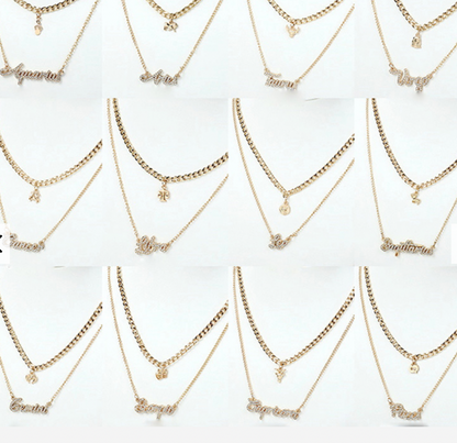 "what's your sign ?" necklace